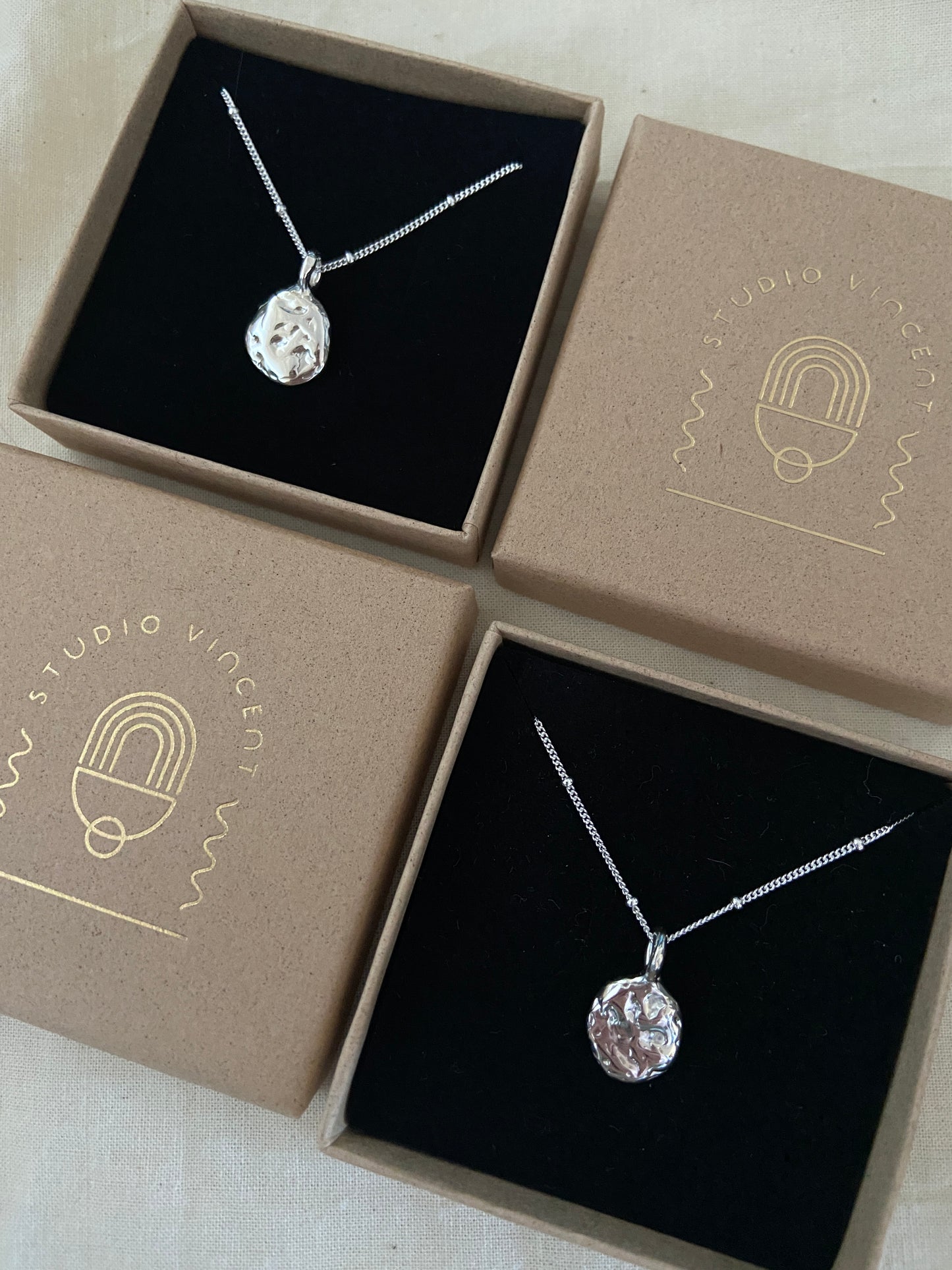 Molten Droplet Necklace